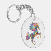 Porte-clés Cheval coloré (Devant gauche)