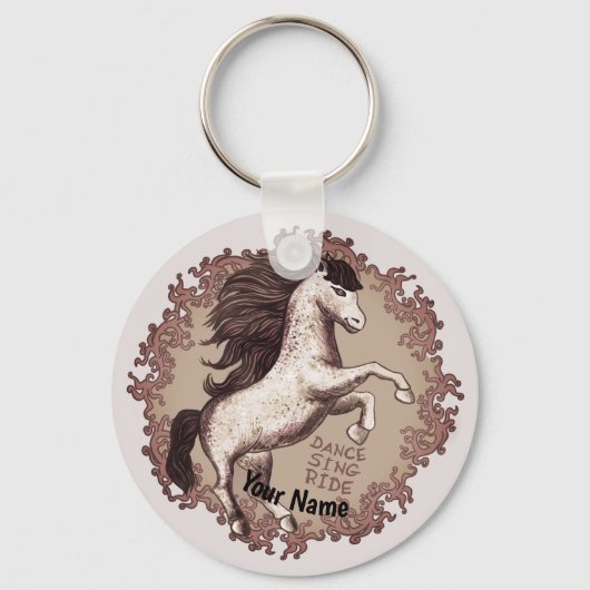 Porte-clés Cheval dansant (Recto)