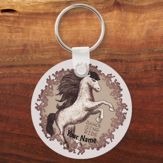 Porte-clés Cheval dansant (Recto)