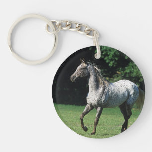 Porte-clés Cheval d'Appaloosa courant 2