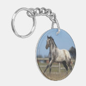 Porte-clés Cheval d'Appaloosa courant 3 (Devant gauche)
