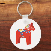 Porte-clés Cheval de Dala suédois (Recto)