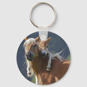 Porte-clés Cheval de mère et de bébé
