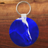 Porte-clés Cheval De Nuit - Cheval De Lune (Recto)