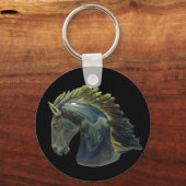 Porte-clés Cheval de verre Murano vénitien (Recto)