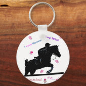 Porte-clés Cheval Doodles (Recto)