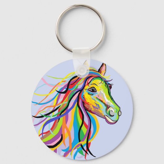 Porte-clés Cheval d'une couleur différente (Recto)