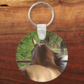 Porte-clés Cheval en peau de seau (Recto)
