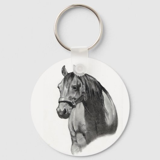PORTE-CLÉS CHEVAL EN PÉCIL (Recto)