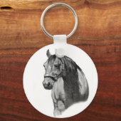 PORTE-CLÉS CHEVAL EN PÉCIL (Recto)