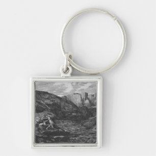 Porte-clés Cheval et cavalier