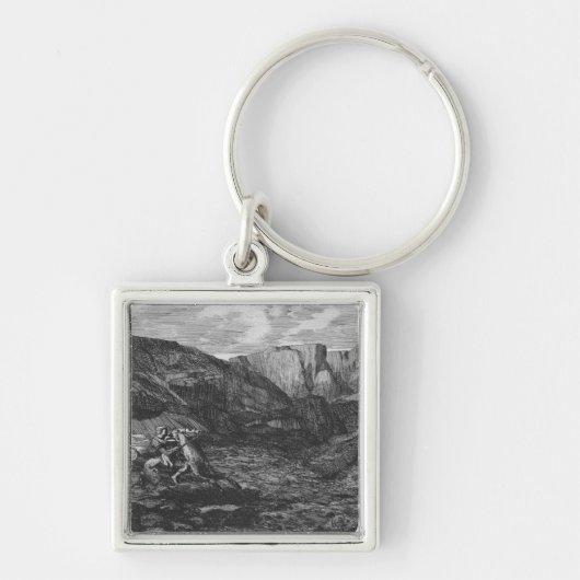 Porte-clés Cheval et cavalier (Devant)