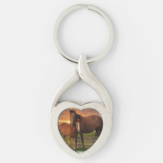 Porte-clés Cheval et poney (Devant)