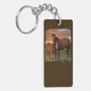 Porte-clés Cheval et poney