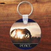 Porte-clés Cheval et Porte - clé de la paix (Recto)