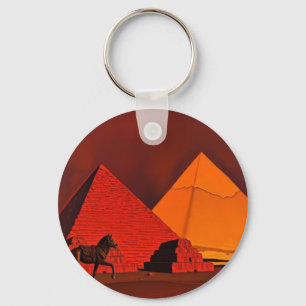 Porte-clés Cheval et Pyramide