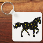 Porte-clés Cheval Galaxie – Zodiaque Céleste  (Recto)
