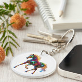 Porte-clés Cheval gracieux (Devant droit)