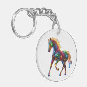 Porte-clés Cheval gracieux (Devant gauche)