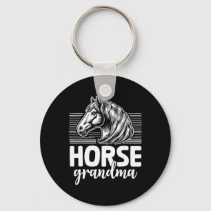 Porte-clés Cheval Grand-mère Chevaux équitation