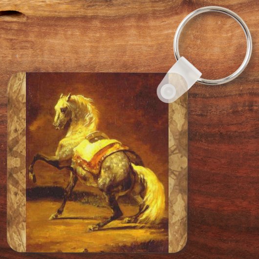 PORTE-CLÉS CHEVAL GRAY REMPLI (Verso)