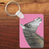 Porte-clés Cheval gris (Recto)