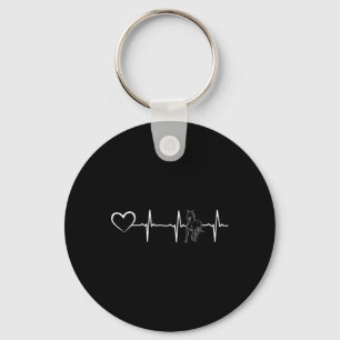 Porte-clés Cheval Heartbeat Cheval Équitation Heartline Cheva