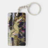 Porte-clés Cheval islandais Art déco (Dos)