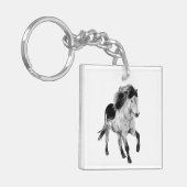 Porte-clés Cheval islandais en mouvement (Devant gauche)