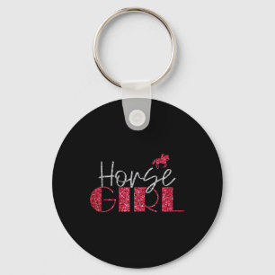 Porte-clés Cheval Lover Girl Love Ride Chevaux équestre Cheva