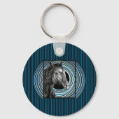 Porte-clés Cheval Main Drake Art (Verso)
