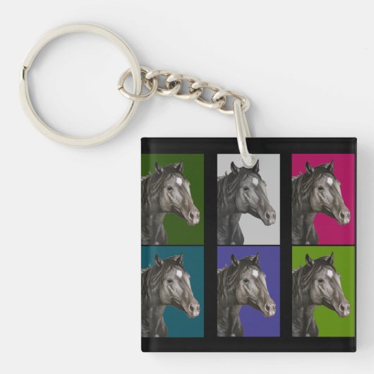 Porte-clés Cheval Main Drake Art (Devant)