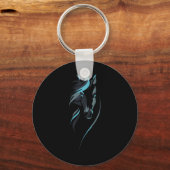 Porte-clés Cheval Majestueux Pour Les Filles D'Équitation Et  (Recto)