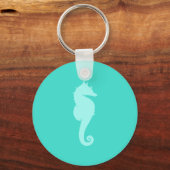 Porte-clés Cheval Marin Turquoise 2 (Recto)