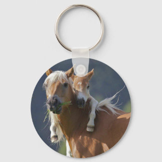 Porte-clés Cheval mère et bébé