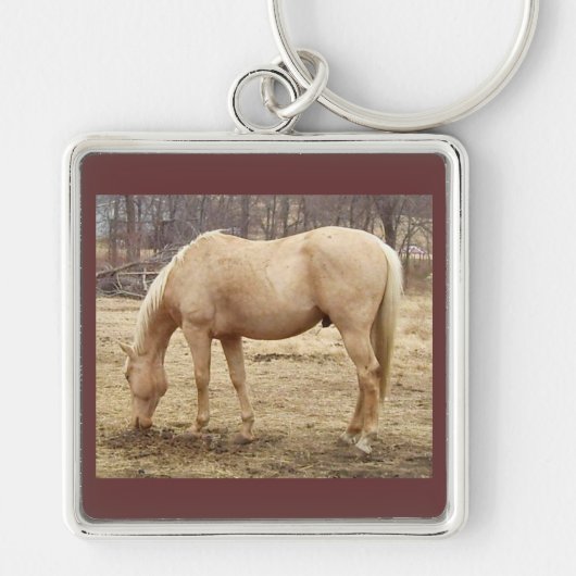 Porte-clés Cheval Palomino (Devant)