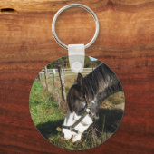 Porte-clés Cheval Peint, Manger Reine Ann Fleur dentelle (Recto)