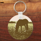 Porte-clés Cheval Pop Art (Recto)