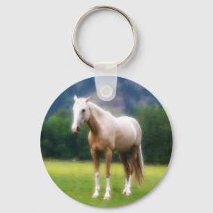 Porte-clés Cheval rêveur de palomino