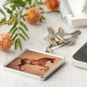 PORTE-CLÉS CHEVAL ROUGE (Côté)