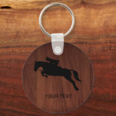 Porte-clés Cheval Saut Dressage Équestre (Recto)
