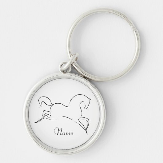 Porte-clés Cheval sauvage Thunder_Cove (Devant)