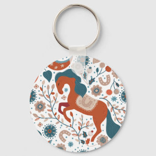 Porte-clés Cheval scandinave mignon