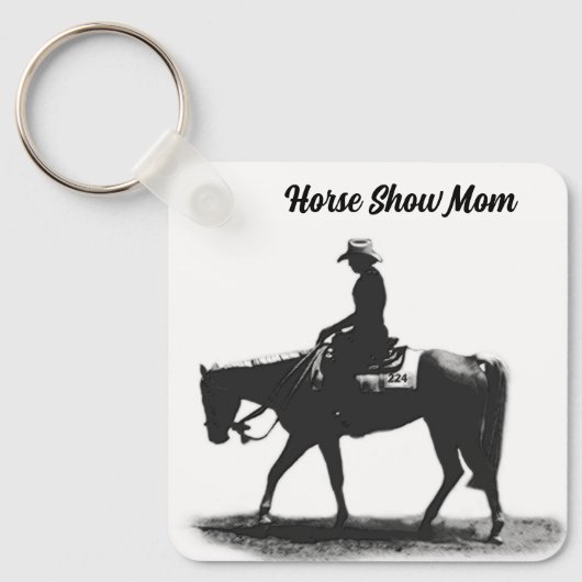 Porte-clés Cheval Show Maman (Recto)