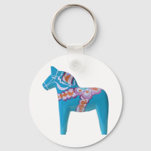 Porte-clés Cheval Sky Blue Dala (Recto)