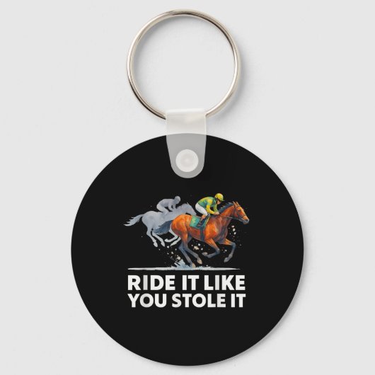 Porte-clés Cheval Tee - shirts - Faites-Le Comme Vous L'Avez (Recto)