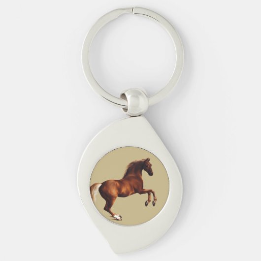 Porte-clés Cheval Whistlejacket par George Stubbs (Devant)