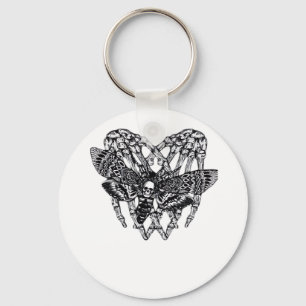 Porte-clés Chevalier de mort Moth Classic - Squelette Coeur m