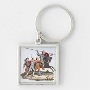 Porte-clés Chevalier et archers normands, 1066, 'du bras