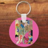 Porte-clés chevalier médiéval à cheval (Recto)